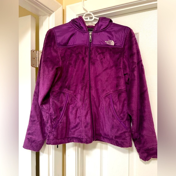 North Face Fleece Zip Up Hoodie - Picture 1 of 5